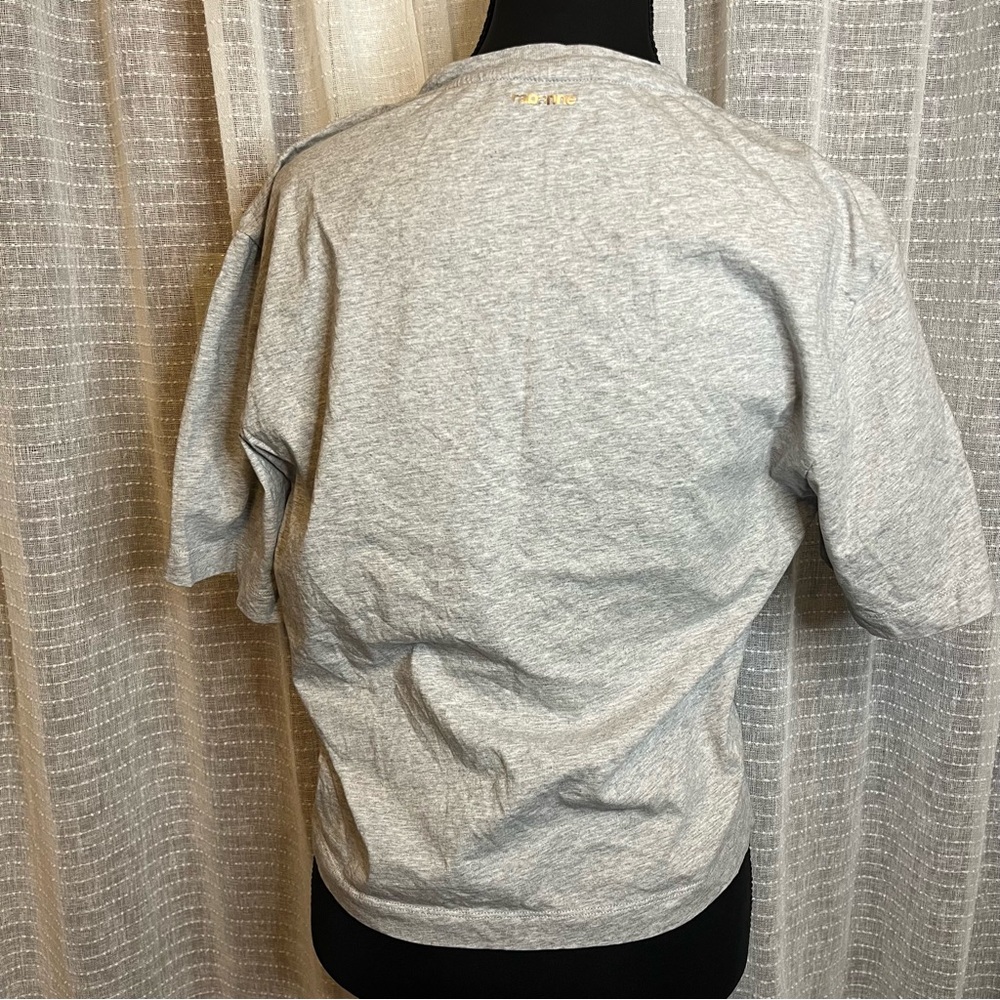 Paco Rabanne Gathered-Detailed Crewneck Short Sleeve Tee Size XS - Picture 2 of 8